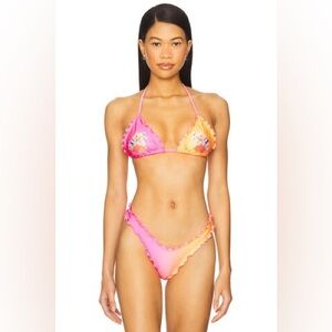 Kulani Kinis Pink and Orange Bikini